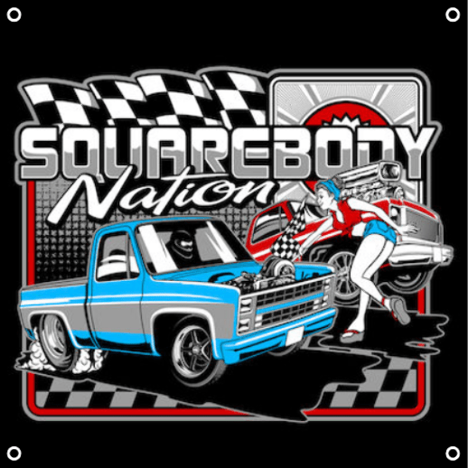 #06 Drag Racing Squarebody Banner