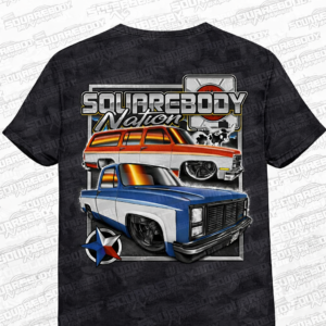 #26 Burb/Blue & White Square Body