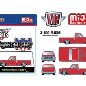 (Preorder) M2 Machines 1:64 1976 Chevrolet Silverado Bonanza-10 SPIRIT OF 76 Squarebody USA Special Edition