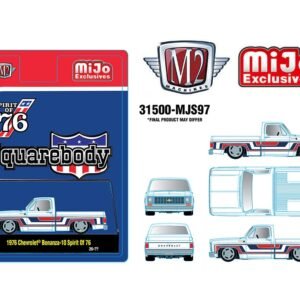 (Preorder) M2 Machines 1:64 1976 Chevrolet Silverado Bonanza-10 SPIRIT OF 76 Squarebody USA Special Edition