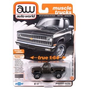 1981 Chevrolet Silverado Stepside 10 Pickup – Medium Graystone Poly