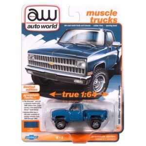 1981 Chevrolet Silverado Stepside 10 4×4 – Medium Blue
