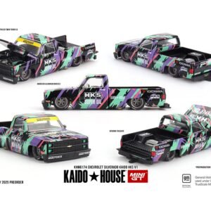 Kaido House x Mini GT 1:64 Chevrolet Silverado Kaido HKS V1