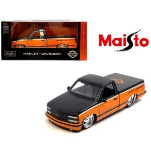 Harley-Davidson - 1993 Chevrolet Pickup in Orange and Black
