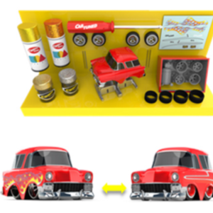 Car Tuned 1:64 Custom Shop Castworks Assortment – 1958 Chevy Nomad