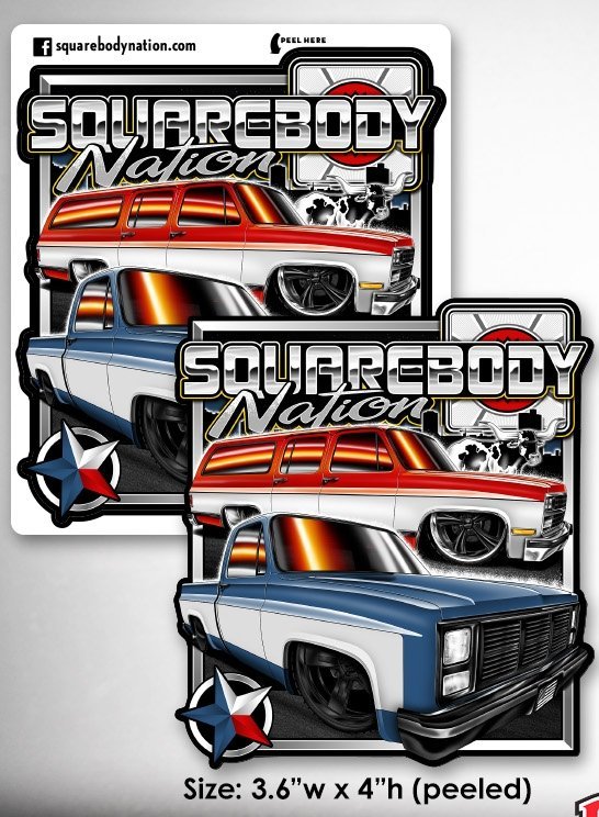 #26 Texas Burb/C10 Sticker