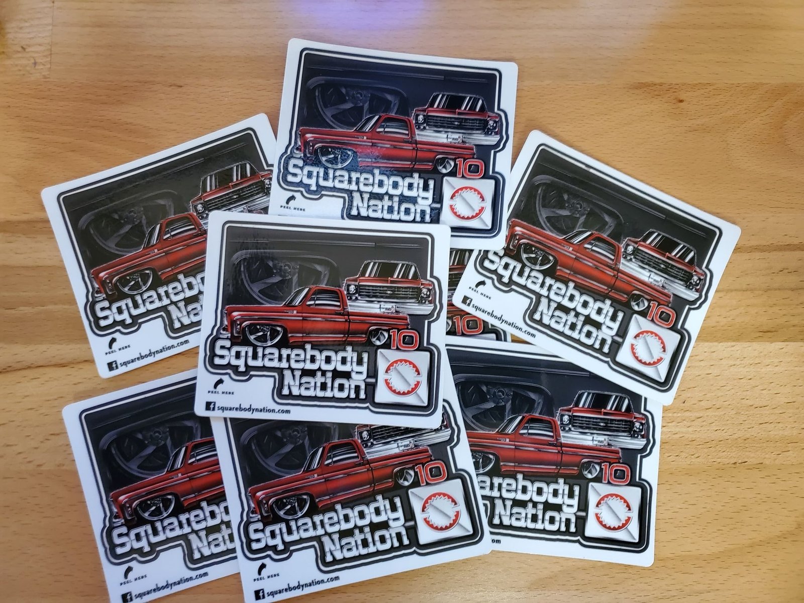 #05 Red Truck Sticker