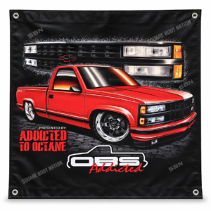 Red 454 OBS Truck Banner – Design #25