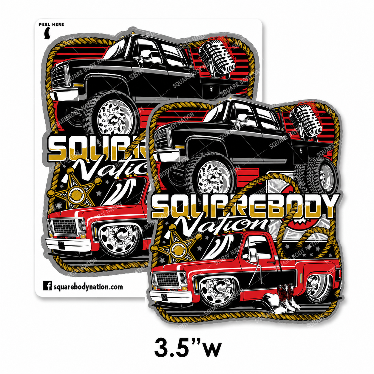 #14 Dually Sticker