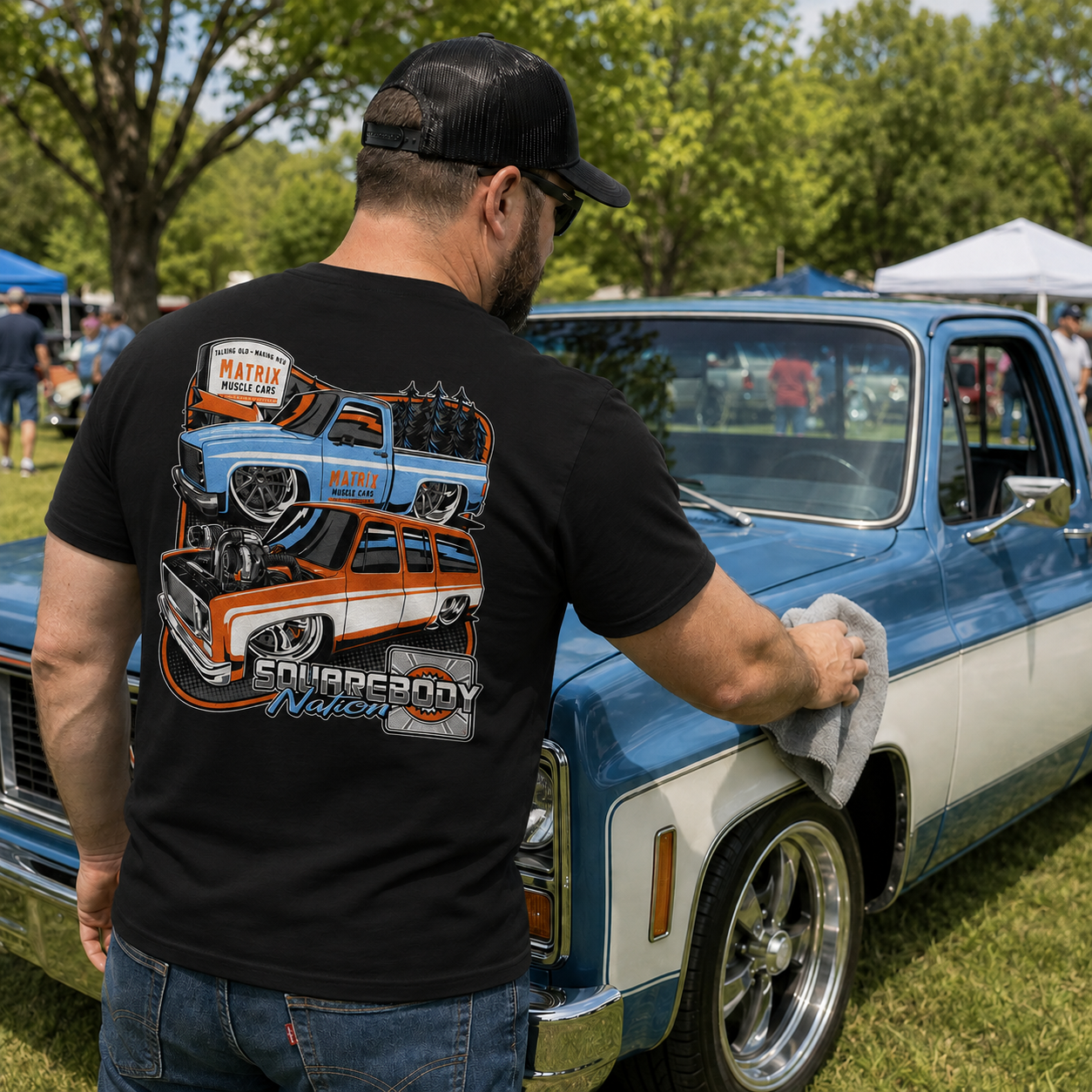 Turbo Burb and Square Body Short-Sleeve Shirt – Design #11