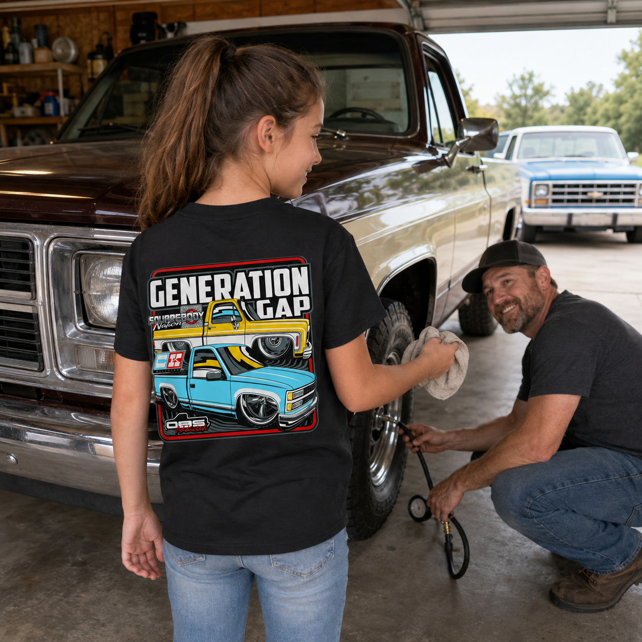 Generation Gap Square Body and OBS Youth Shirt – Design #04