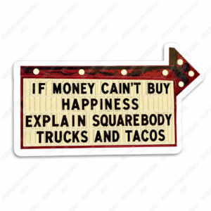 #28 Taco/Squarebody Sticker