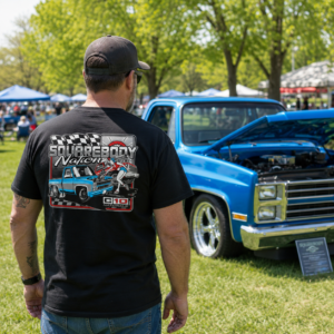 Drag Racing Squarebody Short-Sleeve Shirt – Design #06
