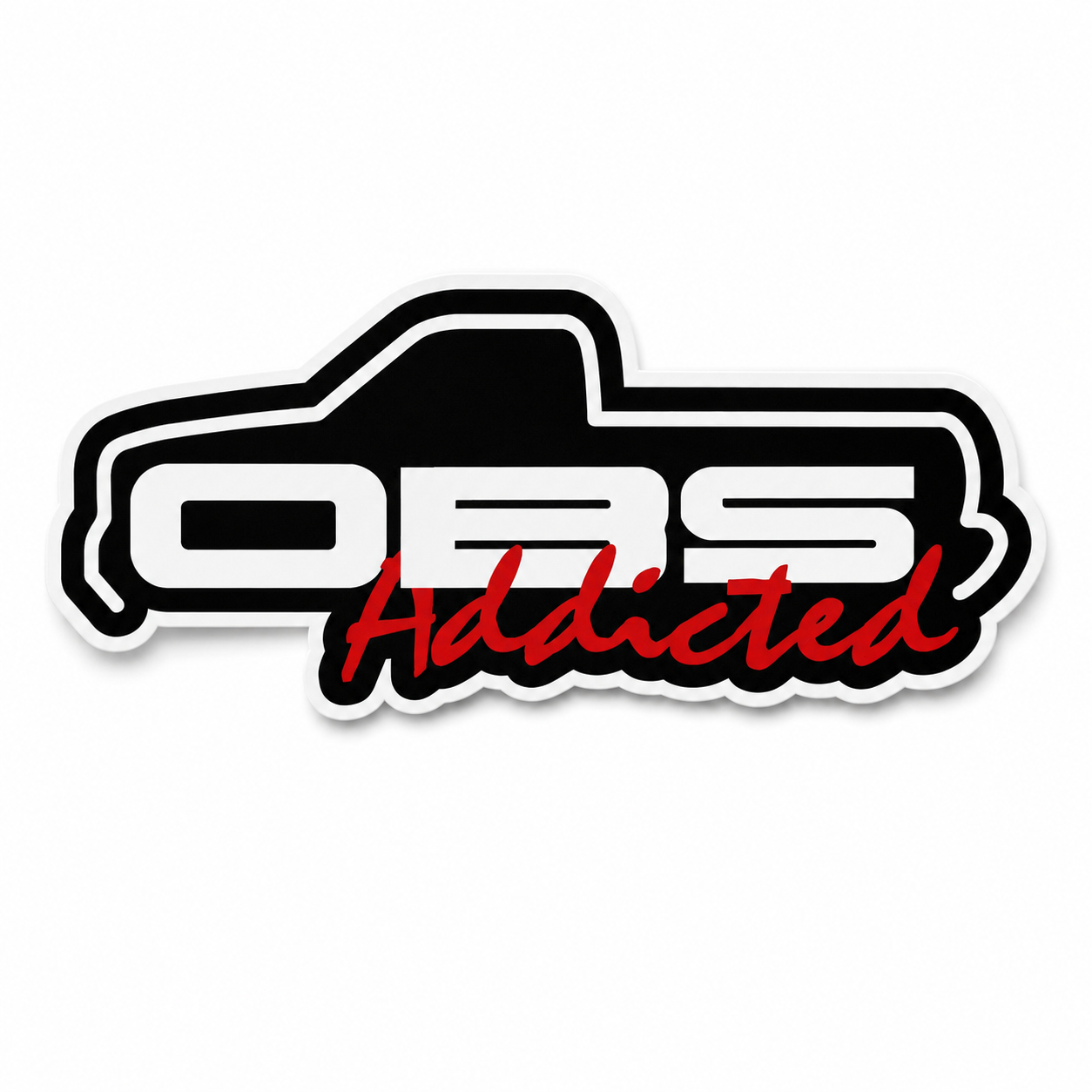#24 OBS Addicted Sticker