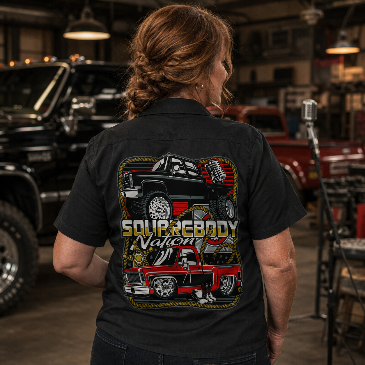 Lifted and Lowered Dually Dickies Work Shirt – Design #14