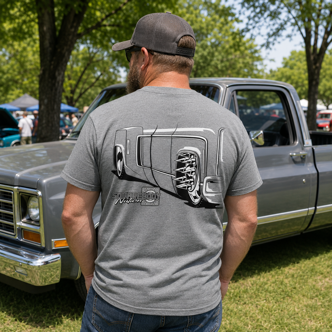 1973–1980 Squarebody Dually Short-Sleeve Shirt – Design #34