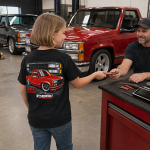 Red 454 OBS Youth Shirt – Design #25
