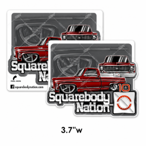 #05 Red Truck Sticker