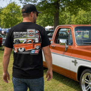 Orange/White and Green/White Squarebody Short-Sleeve Shirt – Design #10