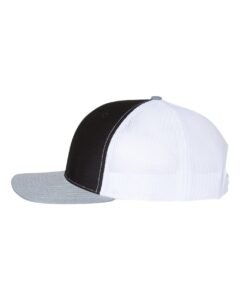 Black/ White/ Heather Grey