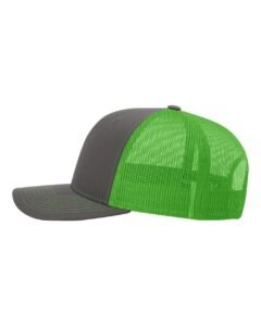 Charcoal/ Neon Green