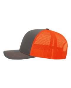 Charcoal/ Neon Orange