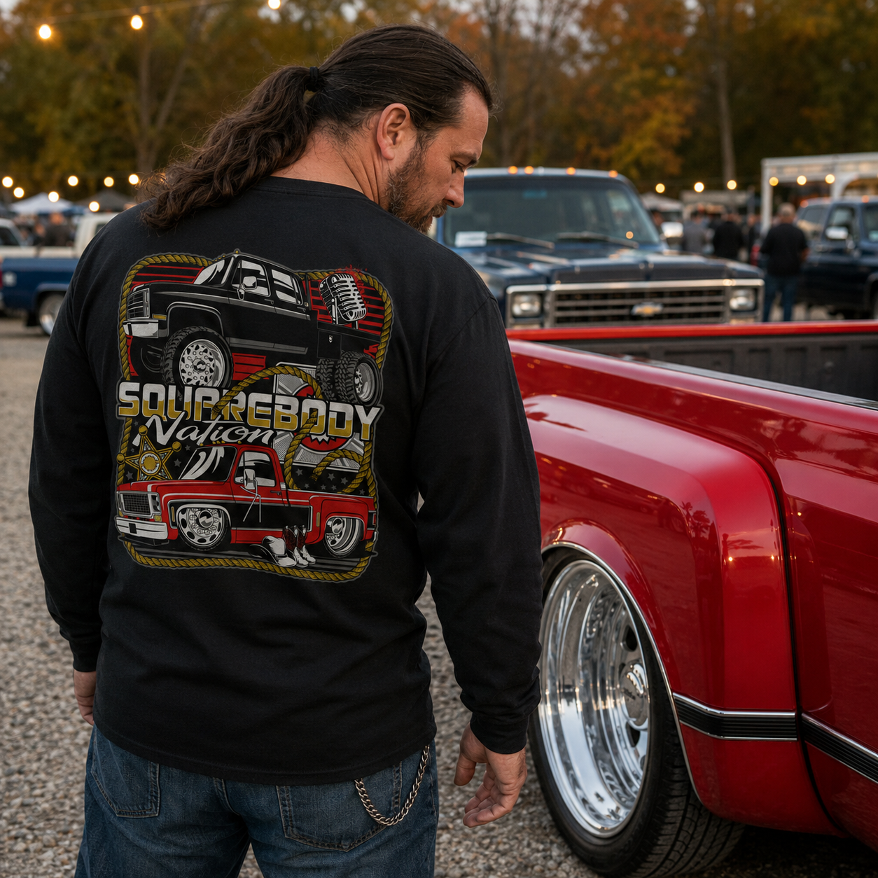 Lifted & Lowered Dually Long-Sleeve Shirt – Design #14