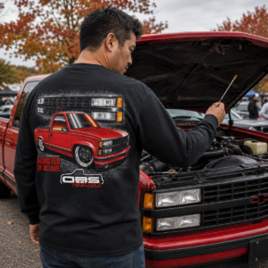 Red 454 OBS Long-Sleeve Shirt – Design #25