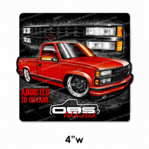 #25 88 - 93 OBS Grille Sticker