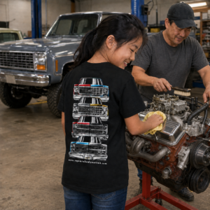 1973–1987 Square Body Grilles Youth Shirt – Design #13
