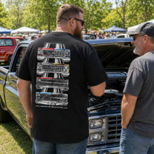 1973–1987 Square Body Grilles Tall Shirt – Design #13