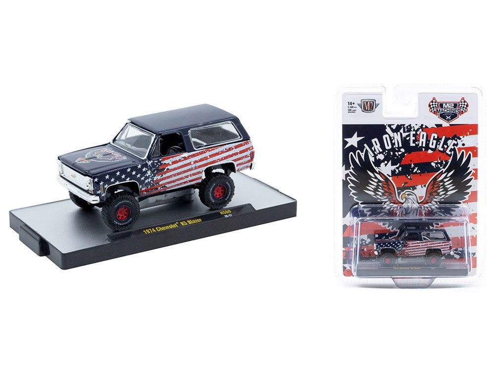 M2 Machines 1:64 1974 Chevrolet K5 Blazer “Iron Eagle”