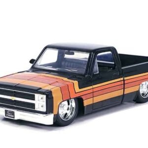 1985 Chevrolet C10 Pickup with GM Rally Wheels (Black with Stripes)