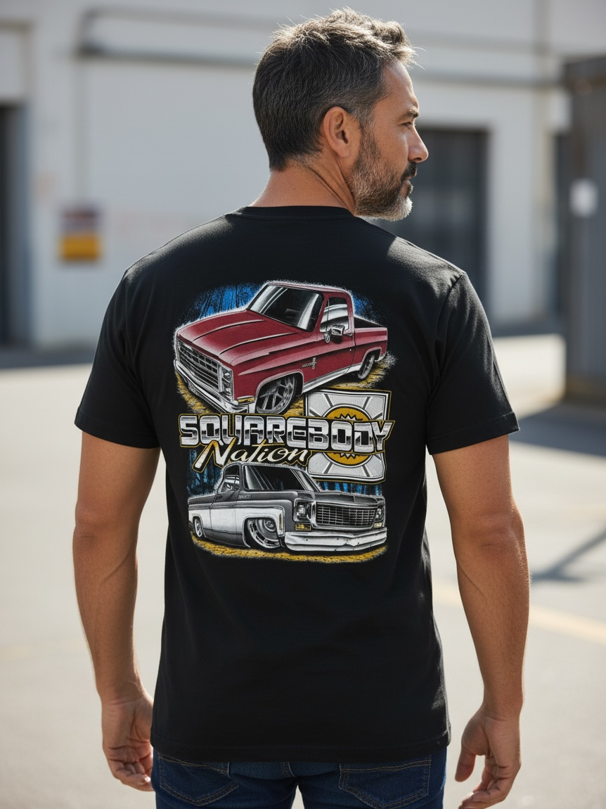 #29 Maroon & Grey/White Squarebody