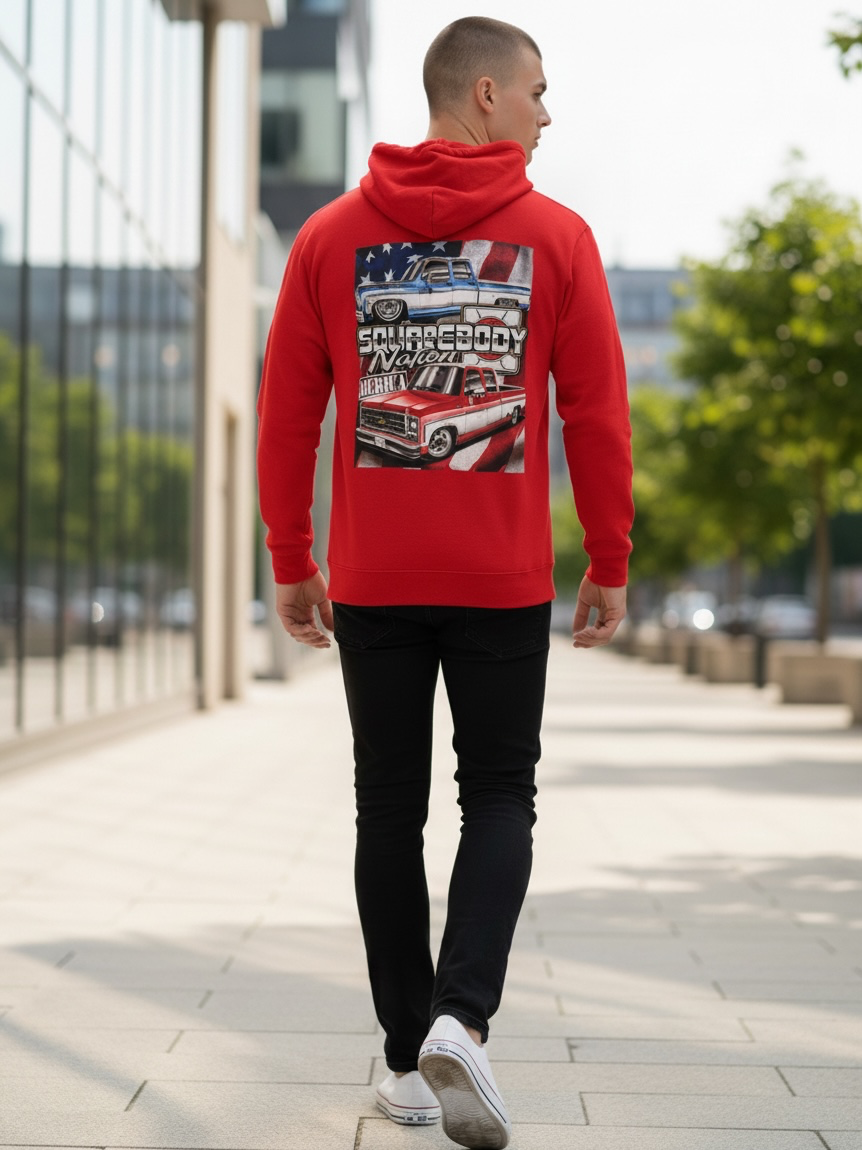 #01 Hoodie Blue/White & Red/White Crewcab - Image 2