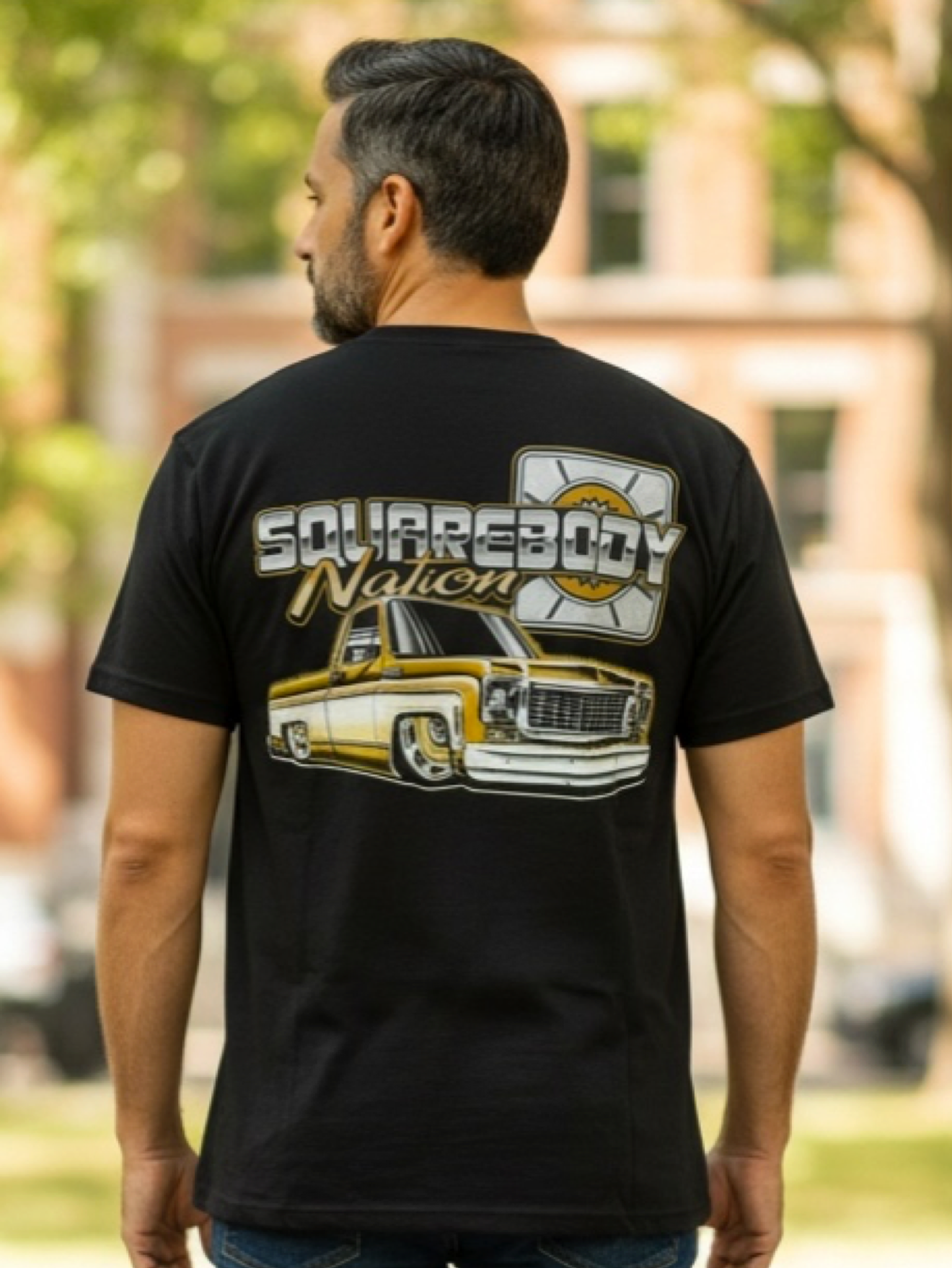 #15 Gold/White Square Body
