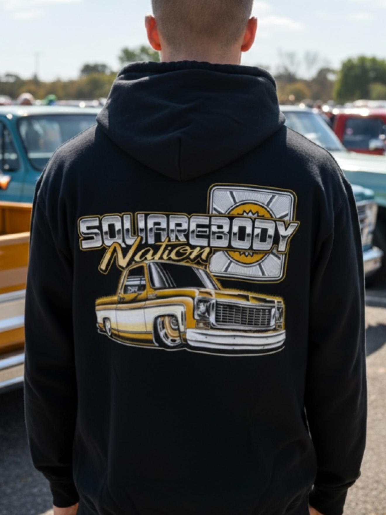 #15 Gold/White Square Body