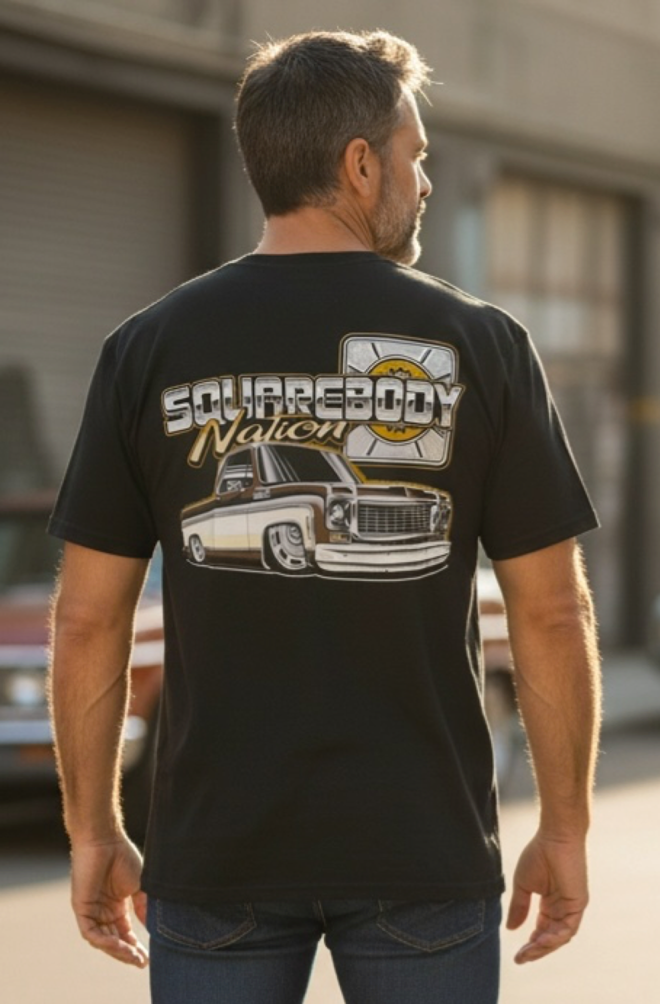 #32 Brown/Tan Square Body