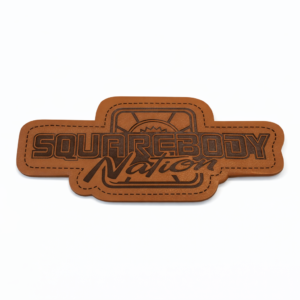 SBN Logo Die Cut Faux Leather Patch