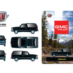 (Preorder) M2 Machines 1:64 1996 GMC Yukon SLE – Black