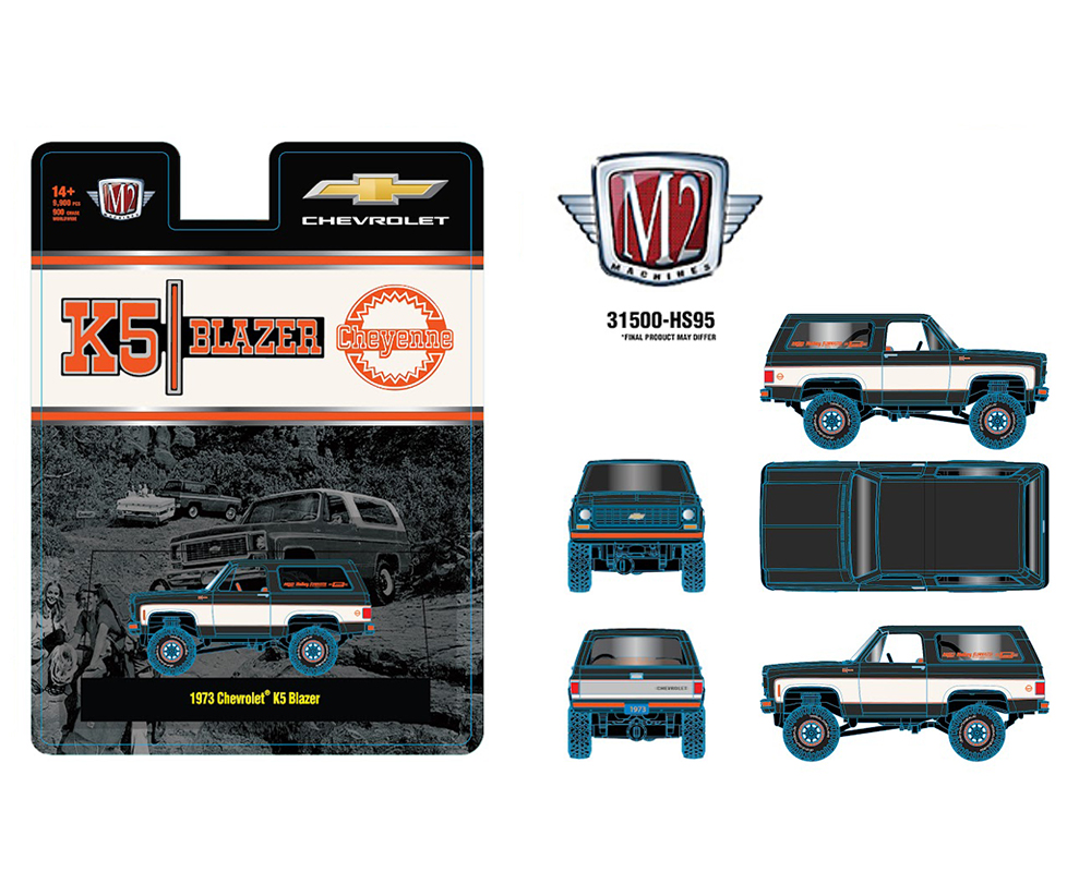 (Preorder) M2 Machines 1:64 1973 Chevrolet K5 Blazer Special Edition - Image 2
