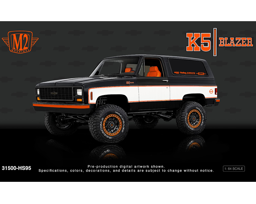 (Preorder) M2 Machines 1:64 1973 Chevrolet K5 Blazer Special Edition