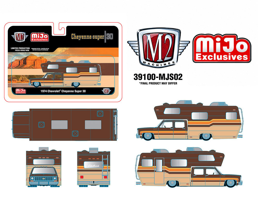 (Pre-Order) 1974 Chevrolet Cheyenne Super 30 Custom Camper – Beige Brown - Image 2
