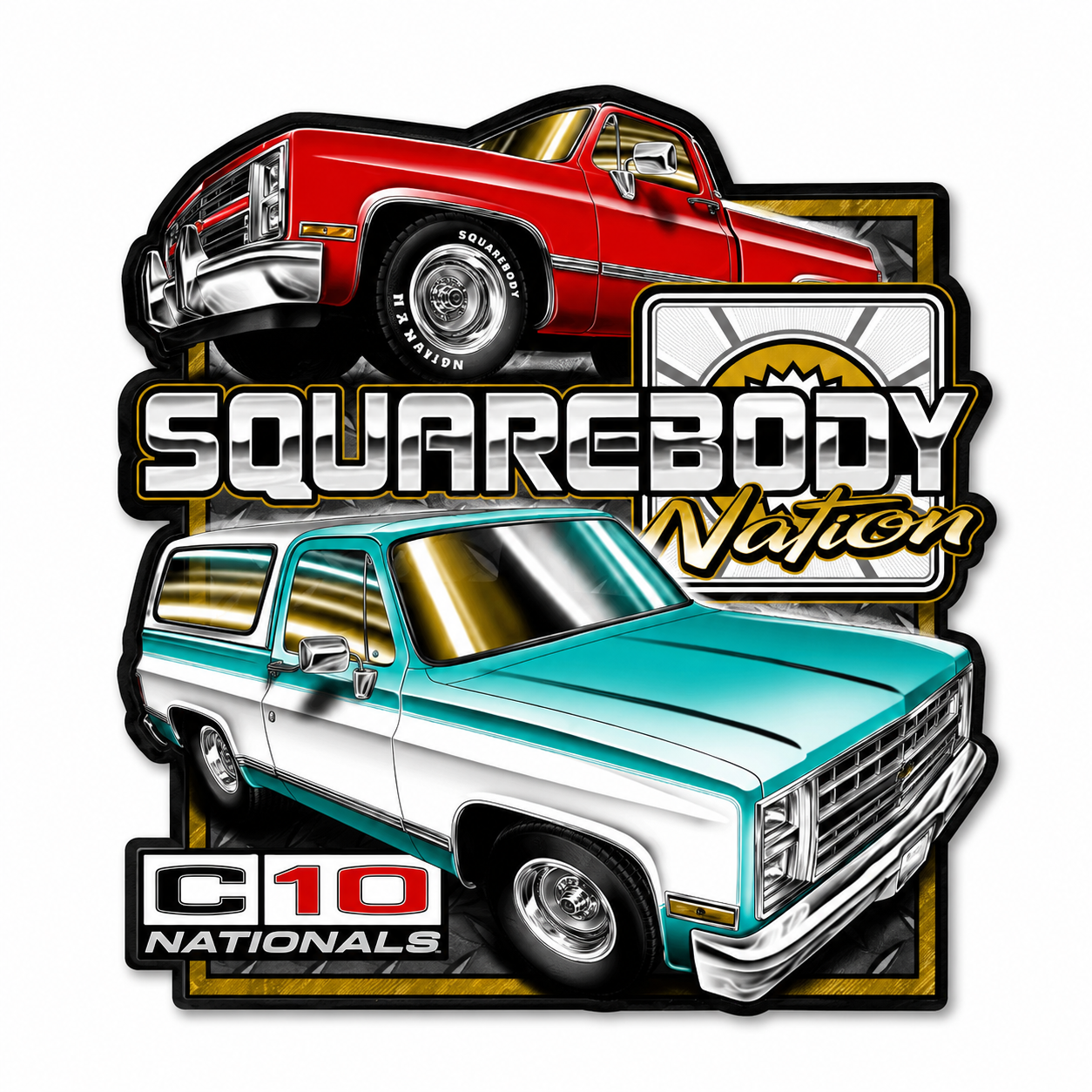 #16 Blazer/C10 Sticker