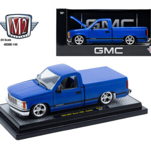 (Pre-Order) M2 Machines 1:24 1988 GMC Sierra 1500 Custom – Dark Blue