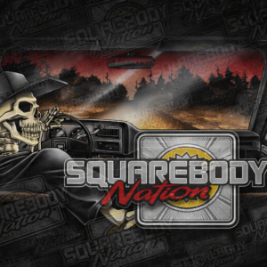 #30 Skeleton Driving a Squarebody Sweatshirt