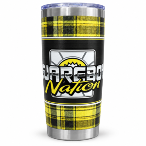 Yellow Plaid SBN 20 oz Tumbler