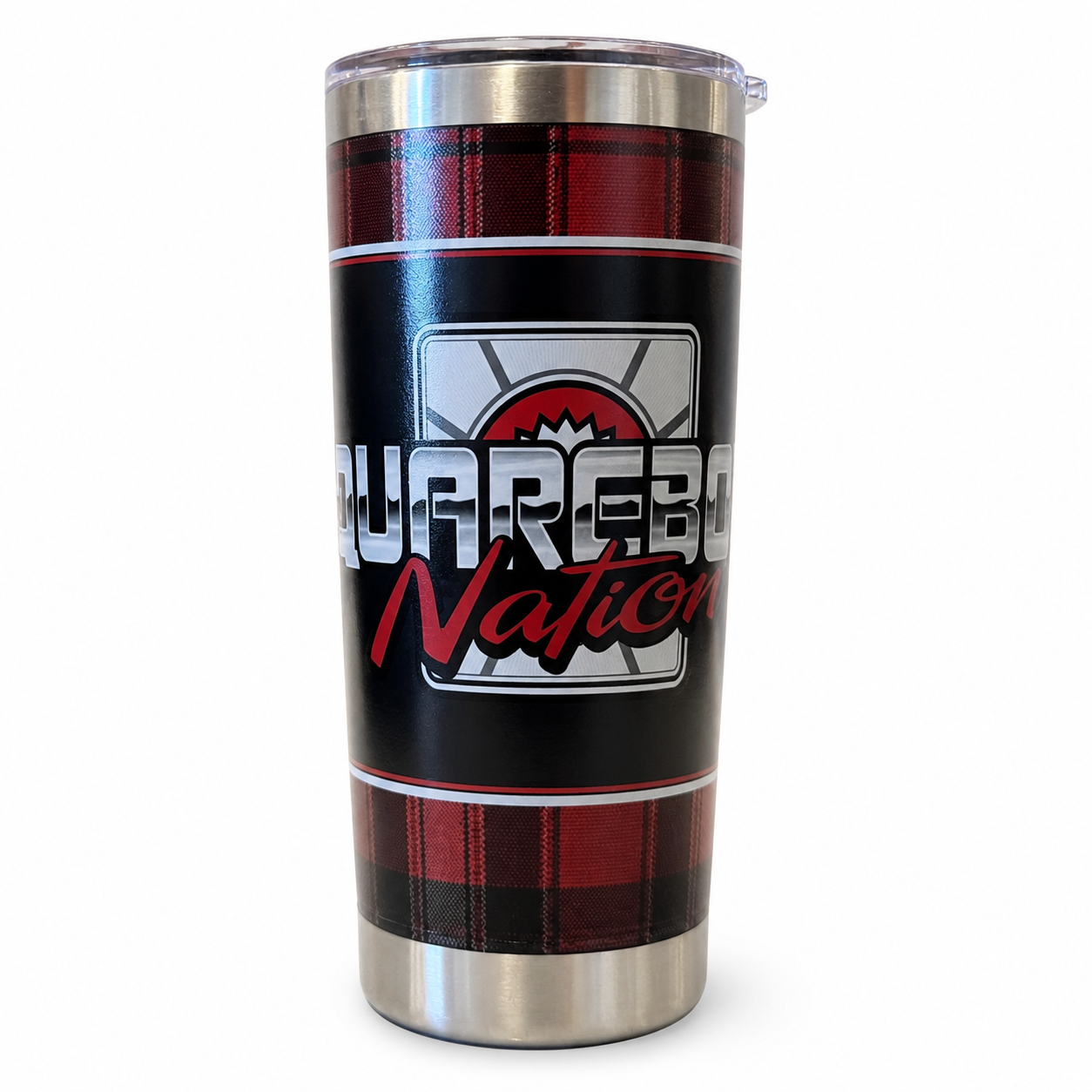 Red & White Plaid SBN 20 oz Tumbler