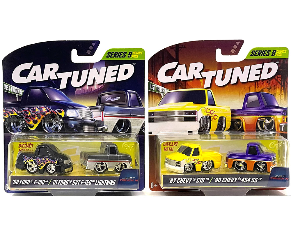 (Pre-order) CarTuned 1:64 Just Truck’n Series 9 Double-Pack Assortment – Complete 4-Truck Set