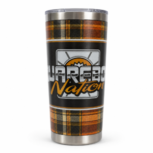 Orange Plaid SBN 20 oz Tumbler